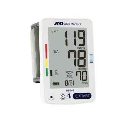A D Medical Multi User Wrist Blood Pressure Monitor with App Large LCD Display