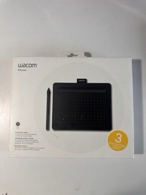 Wacom Intuos S Wireless Drawing Graphics Tablet - Black