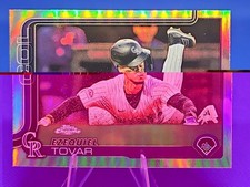 2025 Topps Chrome - Ezequiel Tovar #154 Refractor - Colorado Rockies 