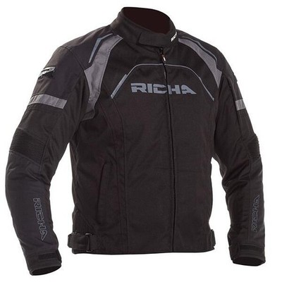 RICHA TEXTIL WASSERDICHT FALCON 2 SCHWARZ MOTORRADJACKE