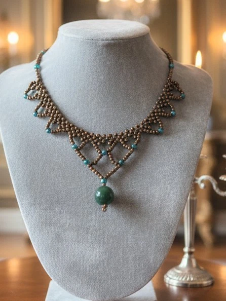 Collane e pendagli di lusso con gemme verde in argento sterling | Acquisti Online su