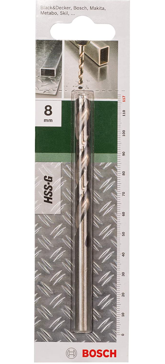 BOSCH - PUNTA PER METALLO HSS-G 8 MM