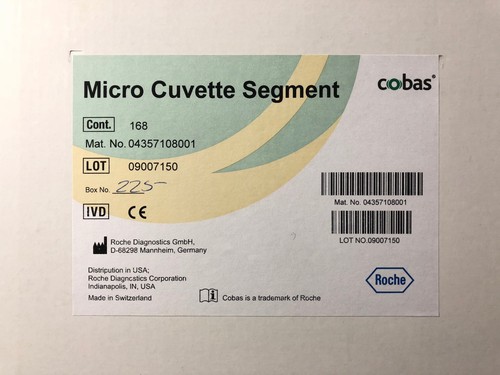 Roche Diagnostics Cobas c 111 Chemistry Analyzer Disposable Cuvettes 1680 Pack - Picture 3 of 4