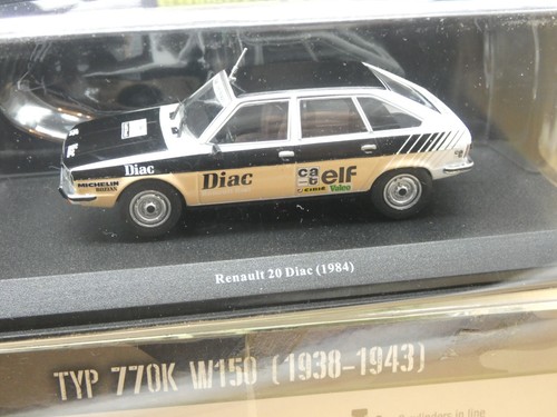 RENAULT 20 TEAM RENAULT DIAC 1984 N°80 1/43 IXO Neuf Boite D'Origine - Foto 3 di 11