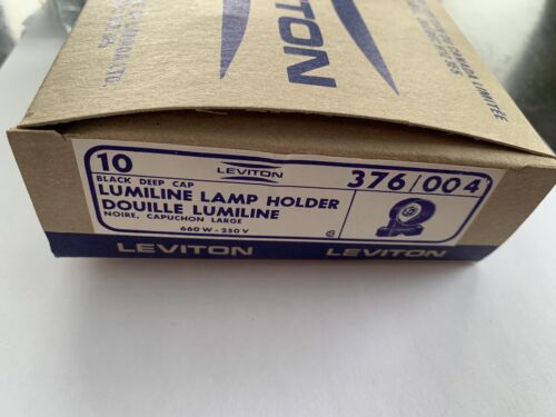 LUMILINE BAKELITE Leviton DEEP CAP Lamp Holder SOCKET Base NEW 376/004 376 660w - Picture 8 of 8