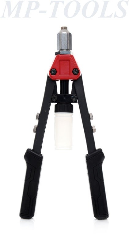 RIVETTATRICE MANUALE 13" DOPPIA LEVA DUE BRACCI SERBATOIO PORTA RIVETTI