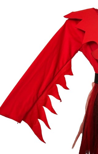 Spooktacular Creations Demon Girl Devil Costume Red Dress , Belt, Headgear LARGE - Picture 5 of 14