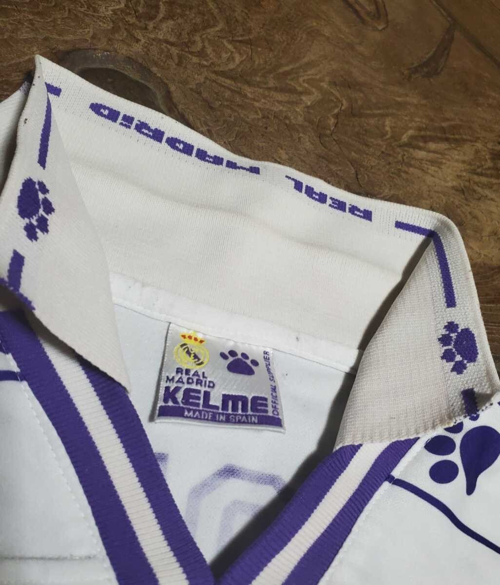 Player ZAMORANO 9 XL REAL MADRID 1995 1996 Kelme Home Jersey Player ZAMORANO 9 XL REAL MADRID 1995 1996 Kelme Home Jersey