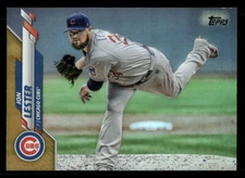 2020 Topps - Jon Lester #306 Chicago Cubs - Gold Foil