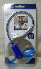 Dark Blue USB Personal Flexible Mini Cooling Fan by Principal USB 1.1/2.0 NEW