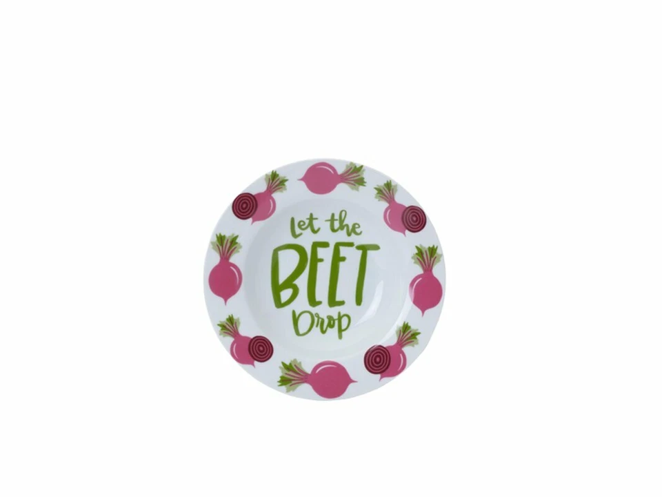 Gourmet Basics de Mikasa ~ Extravagante juego de palabras para verduras ~ Porcelana ~ Juego de 5 piezas para servir Foto 3 de 4