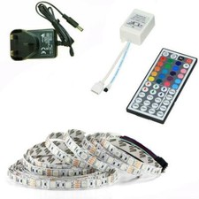 KITCHEN LIGHTING LED STRIP LIGHTS COLOUR CHANGING 5050 RGB UNDER CABINET TAPE UK