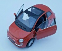 Blitz Versand Fiat 500 2007 Kupfer Welly Modell Auto 1:34 Neu & Ovp Box