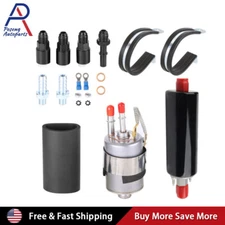 For GSL392 Inline Fuel Pump & Fuel Filter Pressure Regulator 58 PSI AN6 Fittings