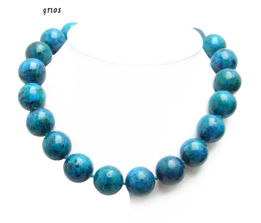 Crisocola Collares de Moda Plateado Plata