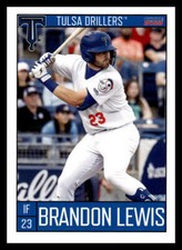 2023 Choice Brandon Lewis #20 Team Card Tulsa Drillers