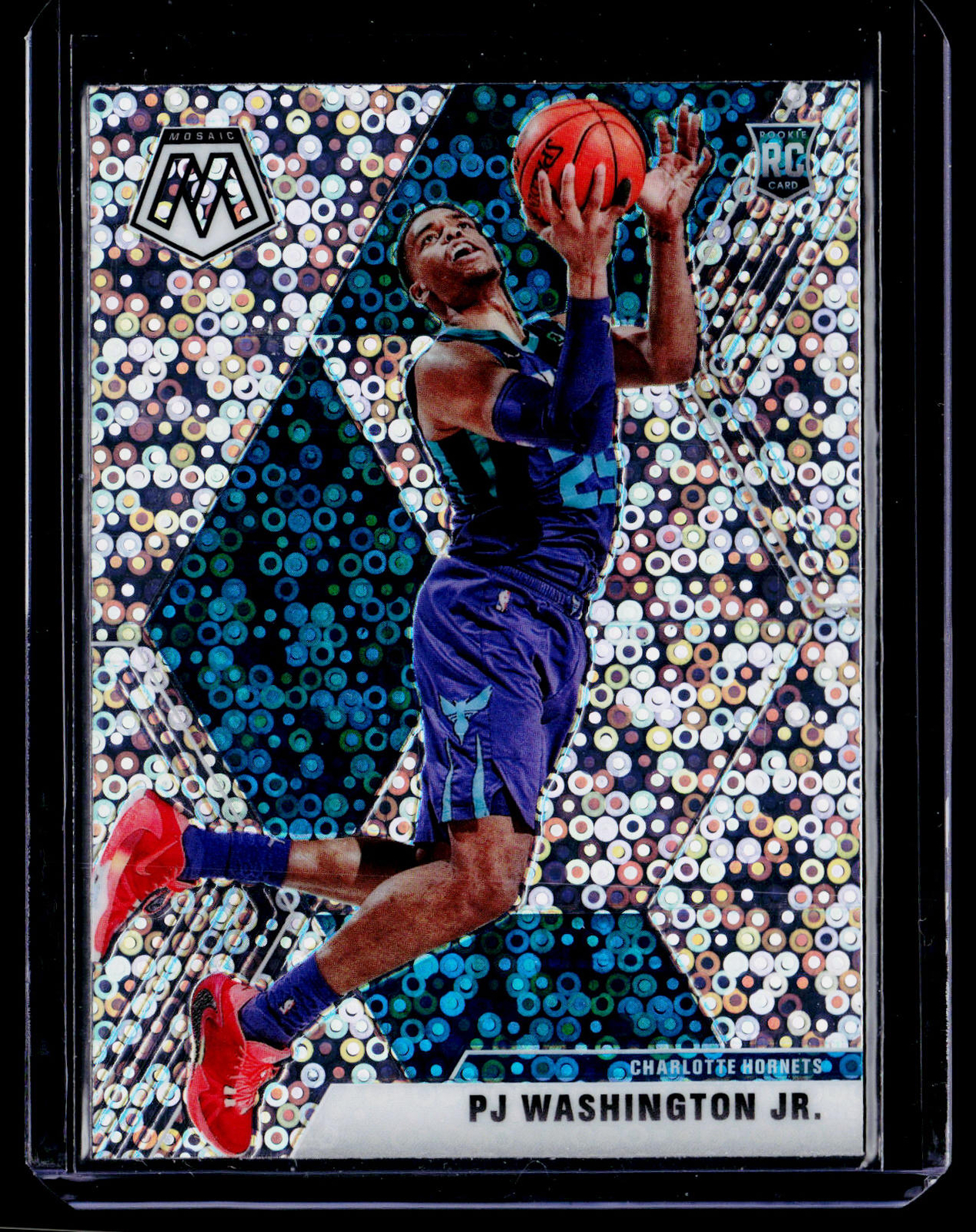 2019-20 Panini Mosaic #213 PJ Washington Jr. Fast Break Disco