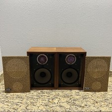 Vintage Wharfedale Achromatic Systems W20d Speakers Tested/needs One Tweeter