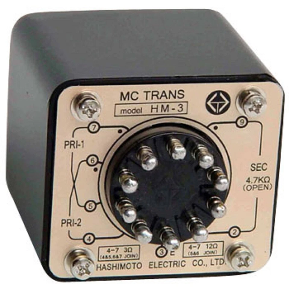 Transformador de entrada escalonada de cartucho MC. HM-3 Hashimoto (Reimpresión de Sansui) Foto 2 de 4