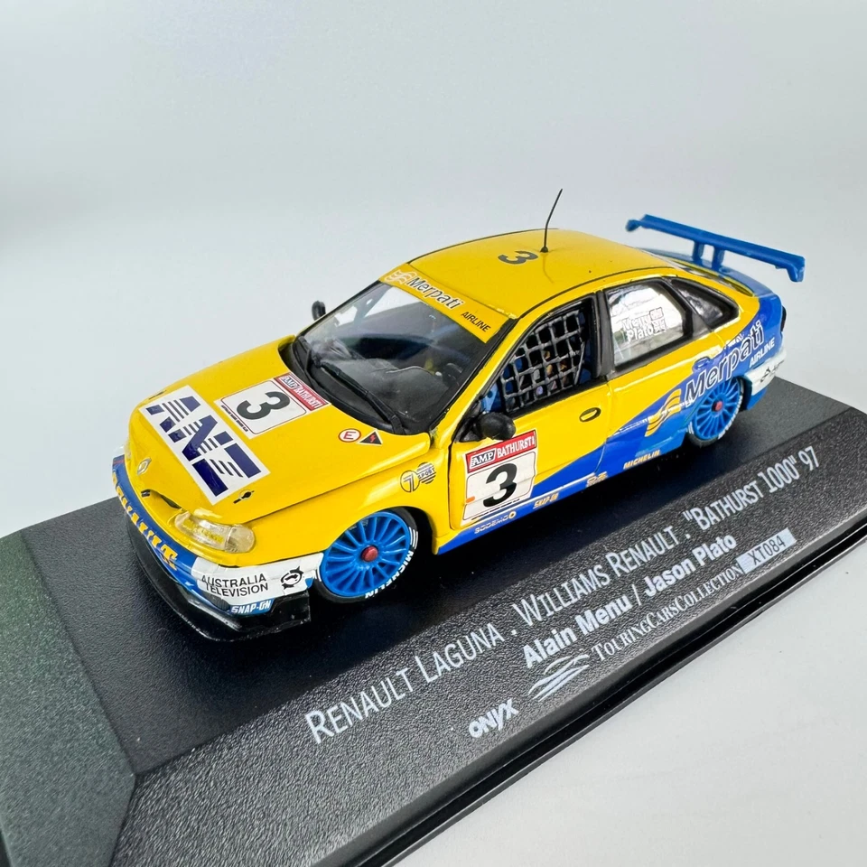 Onyx 1/43 XT084 Renault Laguna 1997 Bathurst Alain Menu Jason Plato boxed Foto 3 de 4