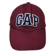 GAP Kids Boy's Strapback Hat Red Burgundy Size L/XL 100 Cotton Embroidered