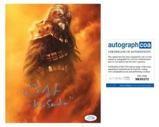 Carey Jones "The Book of Boba Fett" AUTOGRAPH Signed 'Krrsantan' 8x10 Photo ACOA