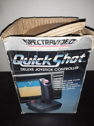 Quickshot vic 1 Deluxe Joystick Controller Spectravideo -Atari 2600 new open box - Picture 2 of 2