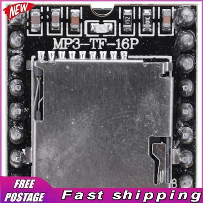 Audio Voice Module Board Convenient MP3 Voice Decode Board Reusable for Arduino