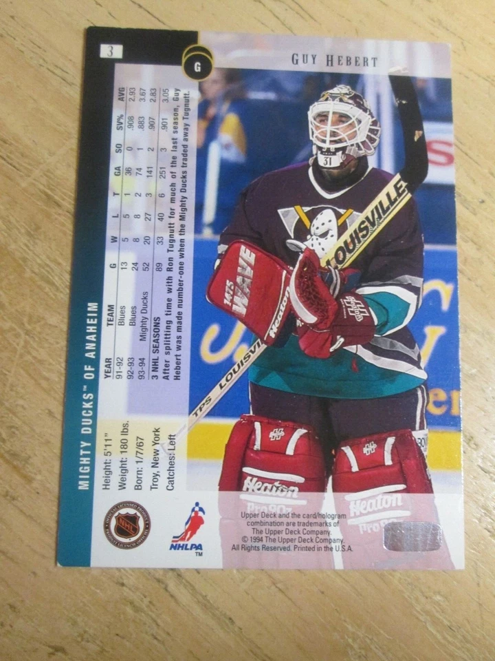 1994-95 UPPER DECK HOCKEY, ELECTRIC ICE, MULTI LISTING, YOU PICK EM" - Image 2 of 2