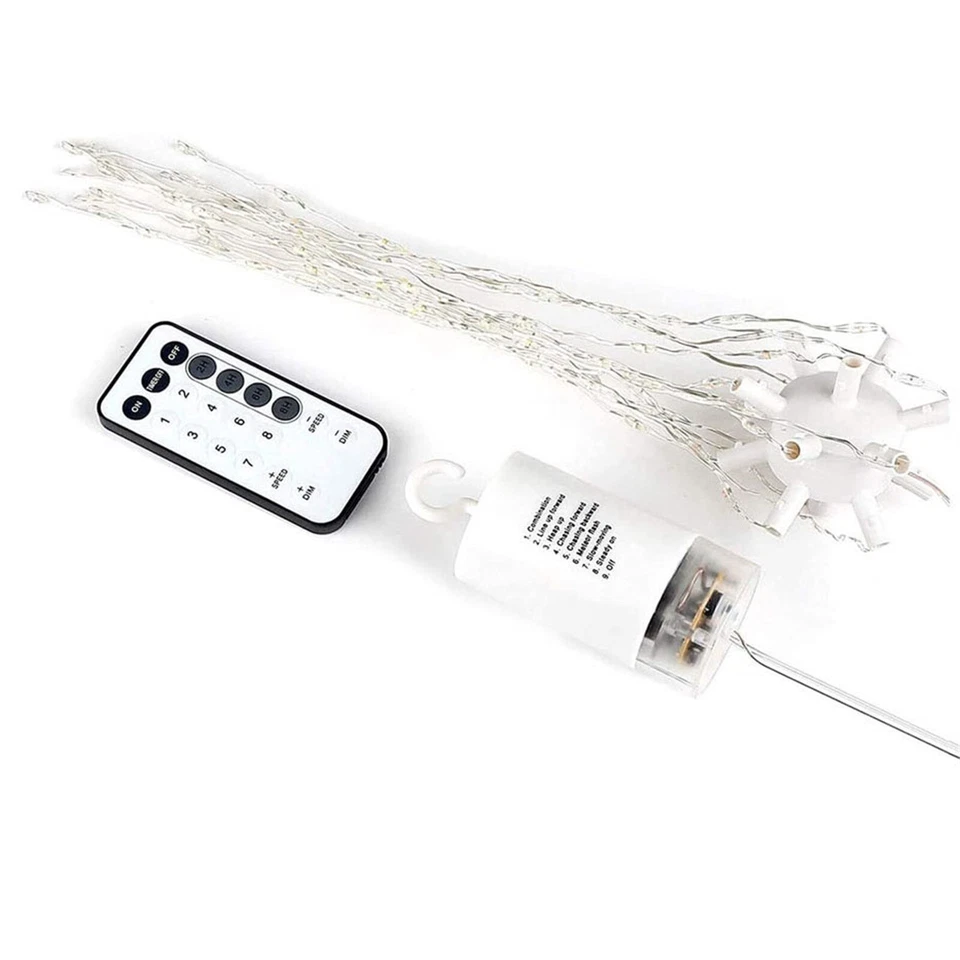 Battery Box Hanging Firework Lights Waterproof Path Lawn Garden Lamp With Remote - Image 2 of 4