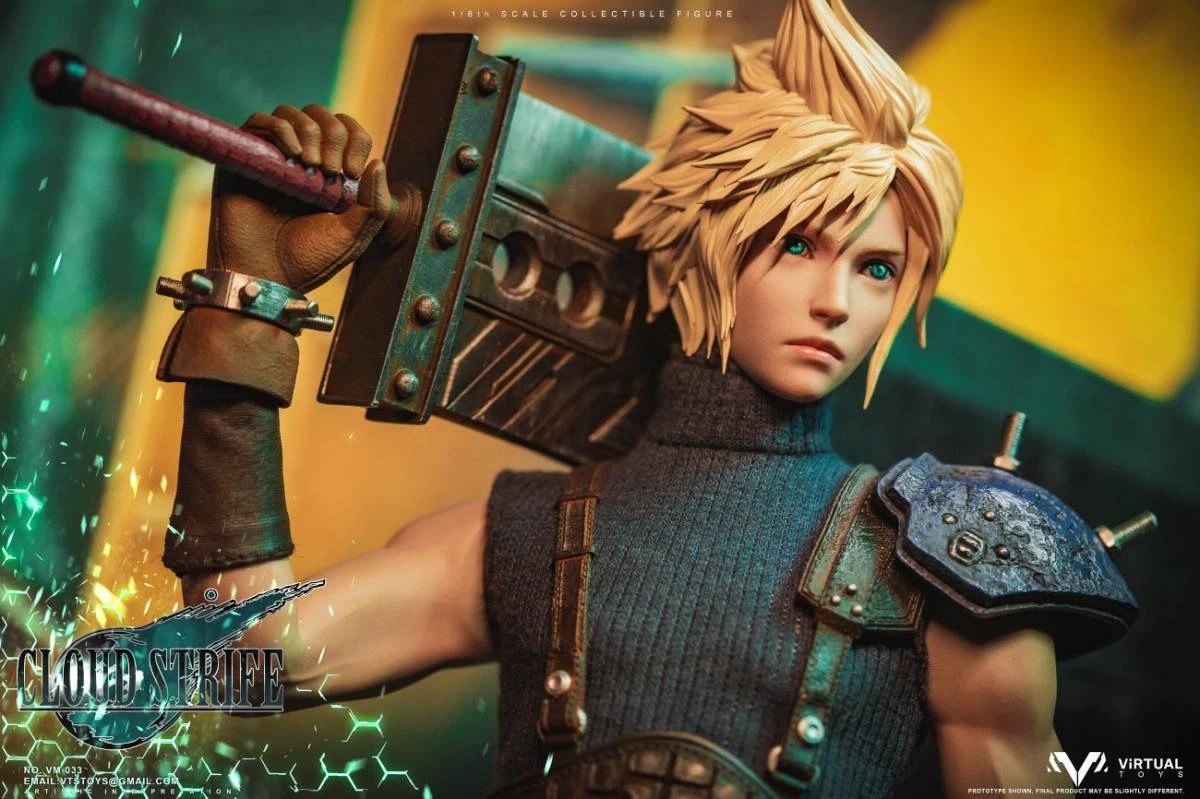 New Unopened VTSTOYS VM 033b Final Fantasy Cloud Strife 1 6 Figure