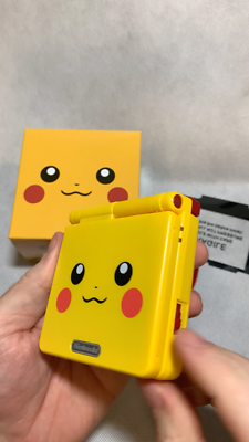 Pikachu “Cheekachu” GBA SP Gameboy Advance SP IPS - Charger