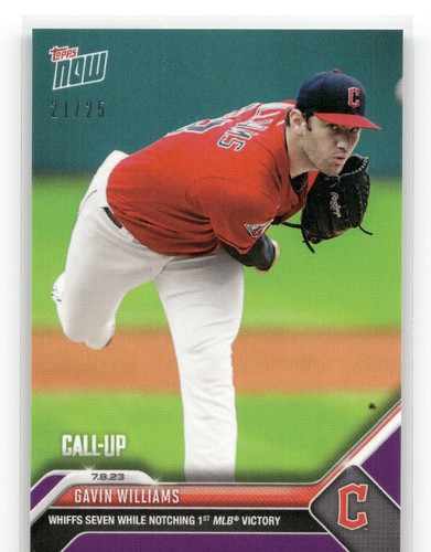 2023 Topps Now 539 Gavin Williams