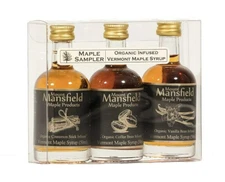 Mount Mansfield Maple, 50ml Organic Infused Maple Syrup 3 Pack Sampler Gift Set