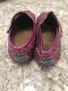 purple glitter toms