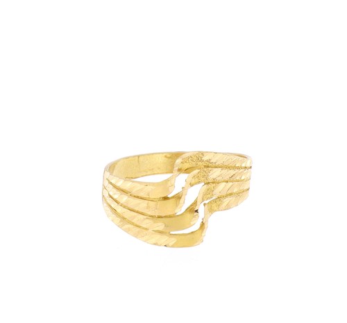 Türkischer? Goldring Vintage 60er Jahre filligrane Handarbeit Rotgold 916er Gold - Bild 5 von 12