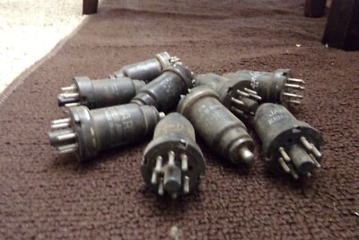 Lot De 3 Tubes Radio 6K7 / CV1943 (6K9C) - 2 Neufs + 1 Occasion - Marque Neotron & Dario