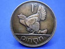 IRELAND ONE PENNY  COIN 1935   / SNIFF'S  ANCIENT COINS T-4/5