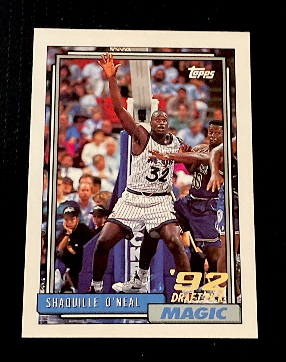 1992-93 Shaquille Shaq O'Neal Topps 92 Draft Pick RC # 362