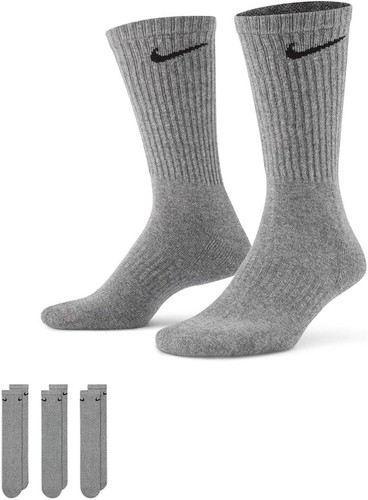 Nike Dri-FIT Everyday Plus Cushion Crew Socks DARK GREY SX7664-064 XL SIZE 12-15