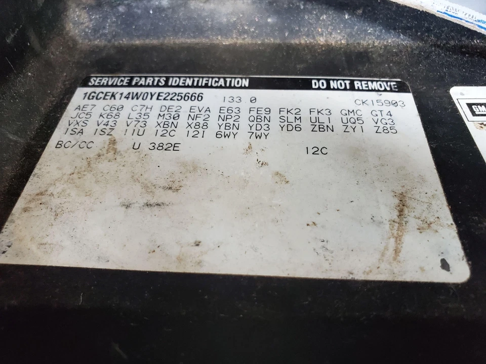 2000-2002 Alternator 105 Amp Opt K68 Newer Reman Chevy 1500 - Image 4 of 4