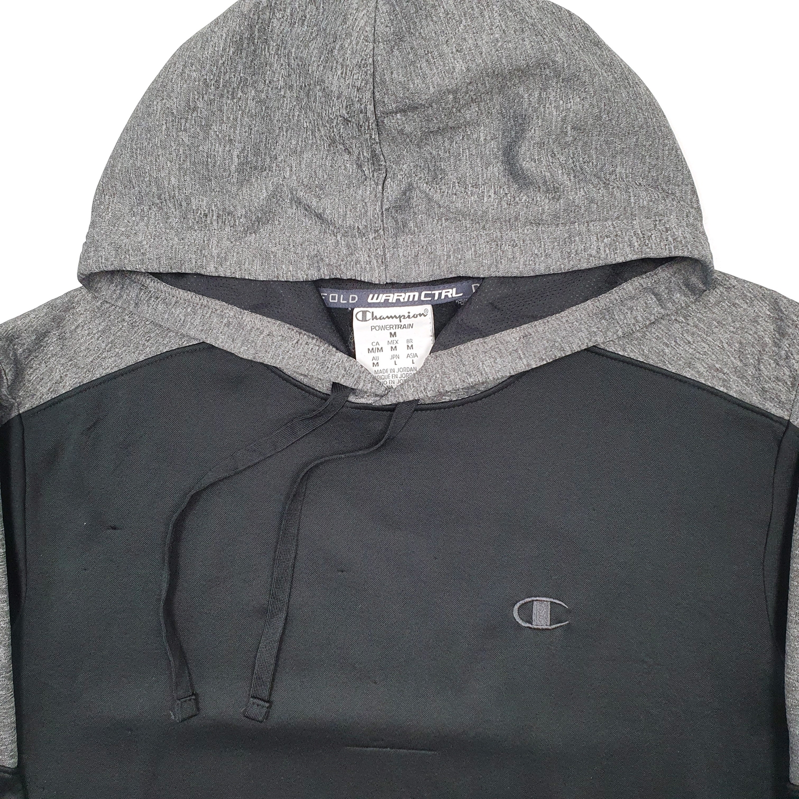 CHAMPION Hoodie Powertrain Active Jumper Sweatshirt Mens M image 2