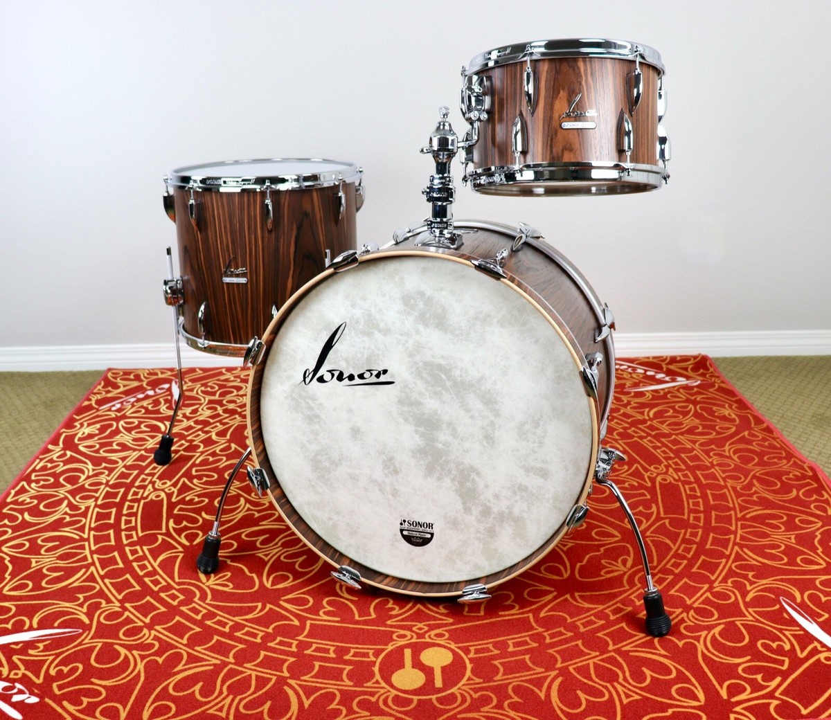 SONOR ダークブラウン ドラムケース （PORK PIE スネア ドラム ケース 