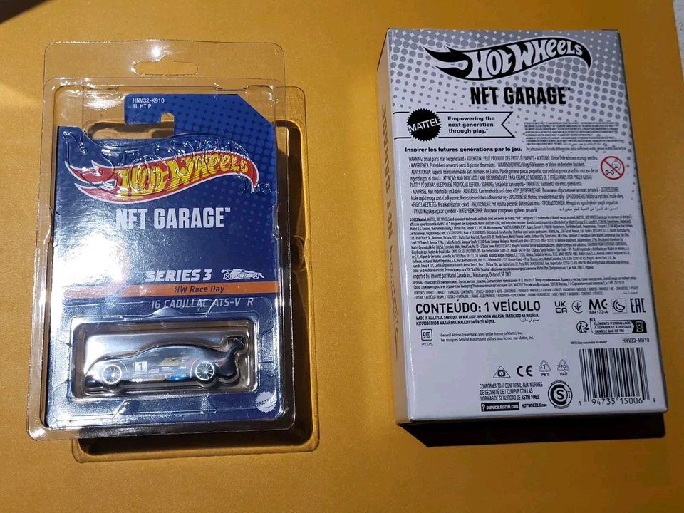 Hot Wheels 2022 NFTH Garage '16 Cadillac ATS-V R ~ Series 3 ~ LE 1250 - Image 3 of 4