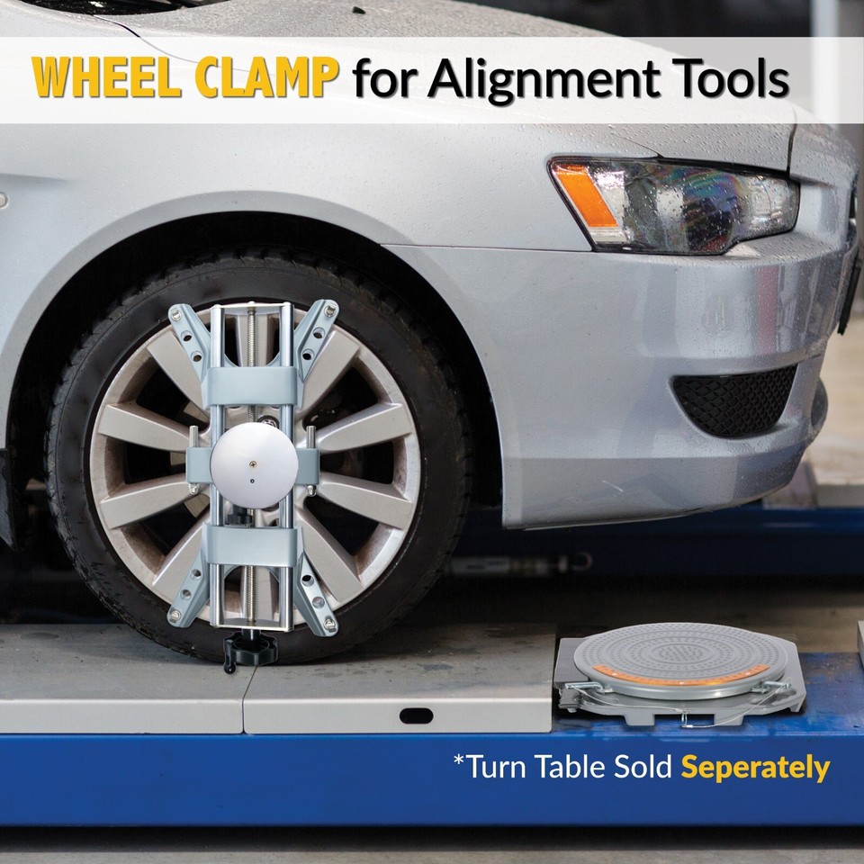 3D DSP Wheel Alignment Rack Tool - Wheel Clamp with Adapter for ...