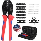 Solar Crimper PV Crimping Pliers Cable Terminals Tools Panel Cable Connectors US