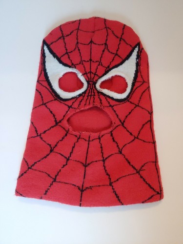 Spiderman face mask Winter Hat Kids 