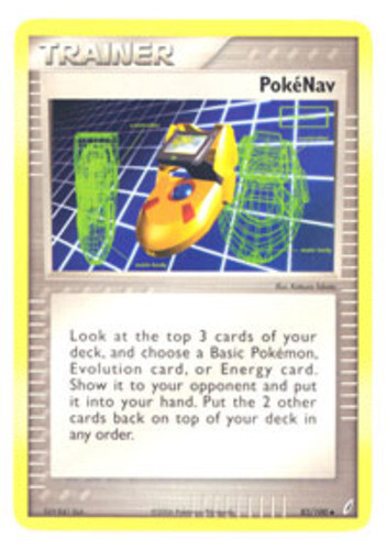 PokeNav - 83/100 - Uncommon x1 - NM-Mint - EX Crystal Guardians