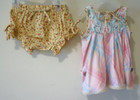 NWT Cheeky Plum Bloomer Shorts Outfit Girl's Size 6-12 Months — photo 2