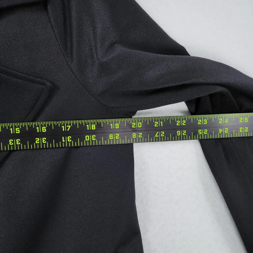 Adrianna Papell Jacket Womens XS Black Open Front Long Line Oversized Blazer NEW - Image 4 of 4